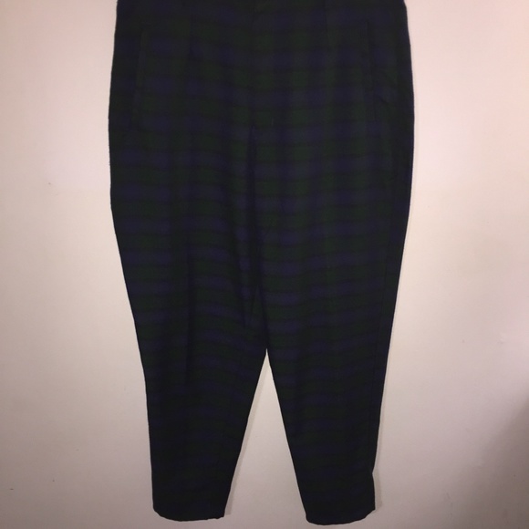 Vintage plaid checkered Pants Sz 12 Petite High Waistline - Picture 7 of 8